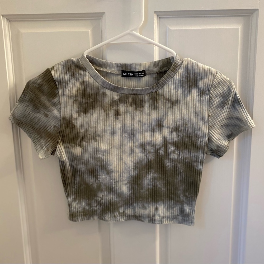 Shein tie dye crop
